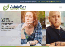 Tablet Screenshot of addictionoc.com